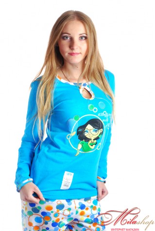 Пижама из хлопка утепленная MTF 4015/639П